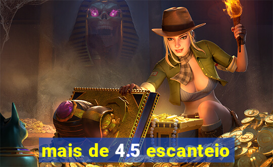 mais de 4.5 escanteio